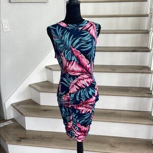 Fashion Nova Pink Sheath Midi Dress Resort Wear